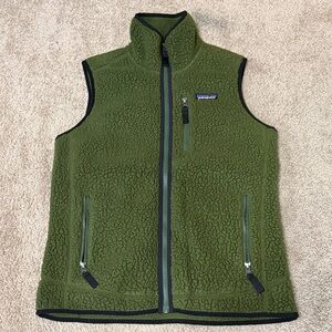 Patagonia Olive Fleece Vest